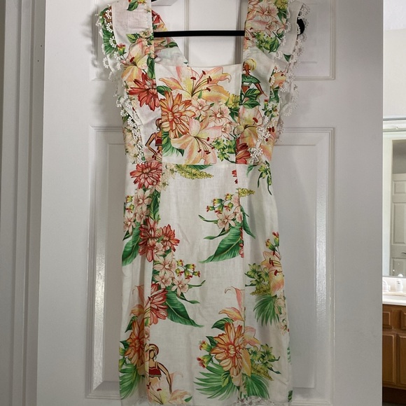 FARM Rio Dresses & Skirts - FARM Rio Floral Linen Mini Dress